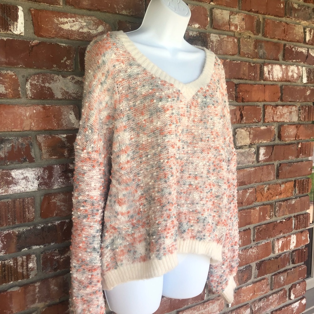 Andthewhy v neck sweater size s/m